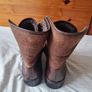 gabor brown boots leather/suade Size 8 eu 42 in excellent condition Image 8