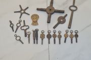 Antique pocket watch keys