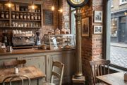 Old wooden clock stand