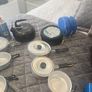 camping stove and pots kettle Image 5