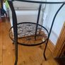 Cast iron glass coffee table Image 2