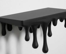 Modern Drip Design Wall Shelf