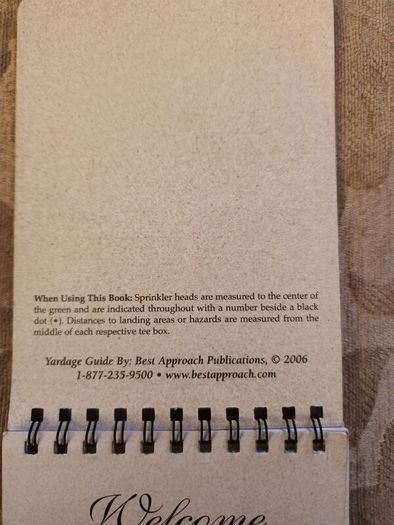 Golf Yardage Book X 2 . Whirlwind Golf Club At Horses Pass And Ocotillo Golf Resort Arizona.  Both In Very Good Condition.
