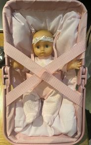 Baby doll and seat