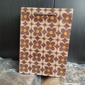 100 Retro Patterned Bags - 28x20cm - Free Postage