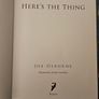 Here's The Thing. By Joe Osborhe. Illustrated By Declan Considine. Stories Of Challenge,recovery, And Redemption. First Edition Hardback With Dustjacket In Good Condition. See Photos For Same. Image 2