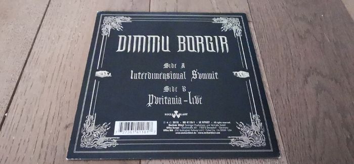 Dimmu Borgir Interdimensional Summit 7 EP limited coloured vinyl
