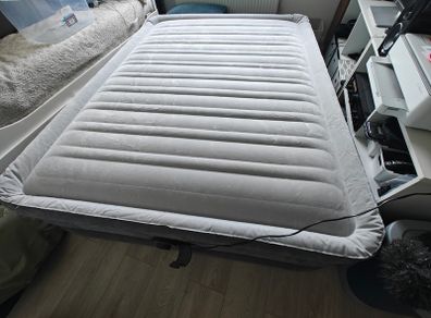 Intex Double Airbed with Built-in Pump - 191x137x46cm