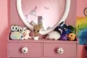 SELL OR SWAP vintage wooden rustic heart/mirror/drawers