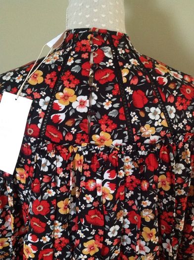 Bnwt Zara Floral Top Size Xs (8)