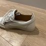 As New, size 9-10, Giuseppe Zanotti White Low Top Trainers Image 3