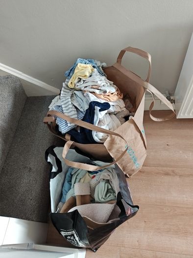 Baby boy clothes from 0-6 month.