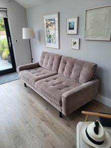 Contemporary Button-Back Sofa