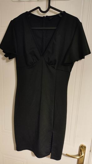 Elegant Black Mini Dress UK 14