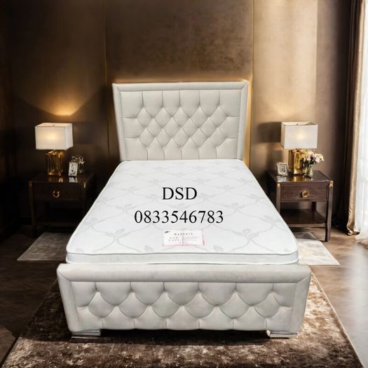 Double Chesterfield Style Bed