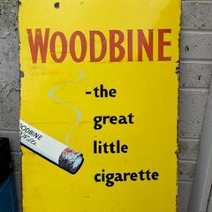 Enamel Sign