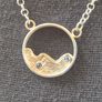 Silver & Gold Pendant Image 4
