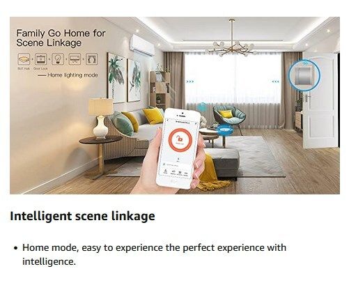 MOES Tuya Bluetooth Smart Lock Silver