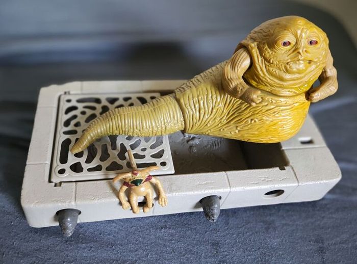 Vintage Star Wars Jabba The Hutt Playset Kenner 1983 Salacious B. Crumb Return Of The Jedi Tatooine