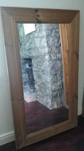 Antique Pine Mirror