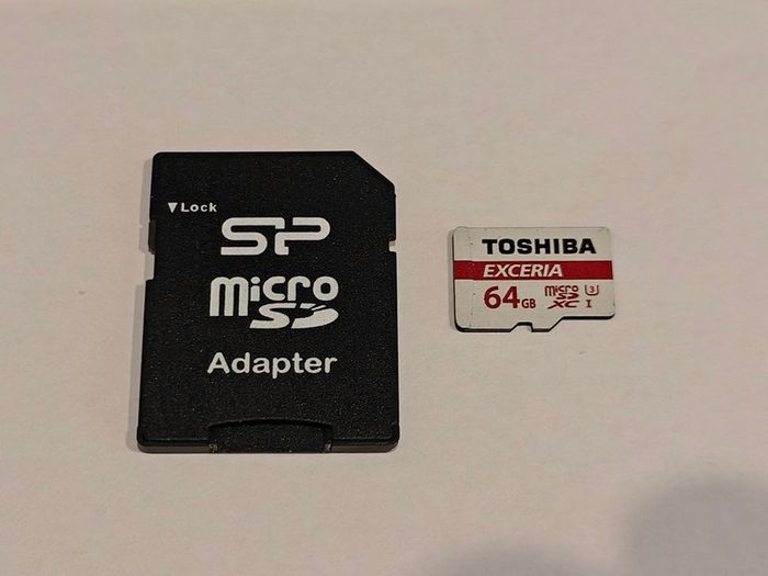 64GB Toshiba memory card