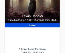 Lewis Capaldi tickets Thomond Park