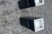 Business smoking area ashtrays