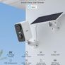 Solar Security Camera Outdoor Wireless with Color Night Vision, Battery CCTV Camera Systems, WiFi Outdoor Camera Home Security Camera, Sound Floodlight Alarm, Motion Detection Image 2