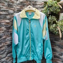 Vintage Legend 80s/90s tracksuit top  Vibrant colours Oversized look Size Medium