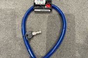 Bike lock with keys.