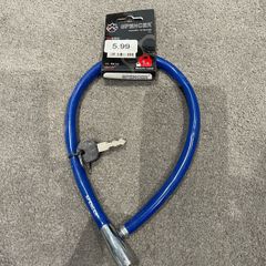 Bike lock with keys.