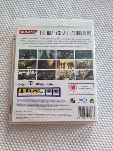 Metal Gear Solid HD Collection PlayStation3 Ps3 Games Original