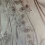 Beautiful duchess stain hand embroidered wedding dress Image 8