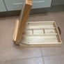 Crelando Wooden Table Top Easel - Artist Storage Box - Carrier with Handle Image 5
