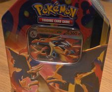 Pokemon Mega Charizard Y ex tin