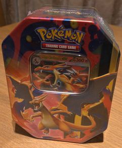 Pokemon Mega Charizard Y ex tin