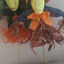 Halloween Wreath & Stick Witches. Image 4