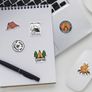 30pcs Outdoor Nature Vinyls Stickers, Waterproof, New. Image 3