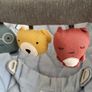 BabyBjorn - Bouncer BLISS Woven - Blu + spare cover + toy Image 2