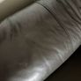 Black leather couch Image 6