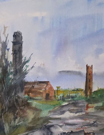 mornington co meath watercolour