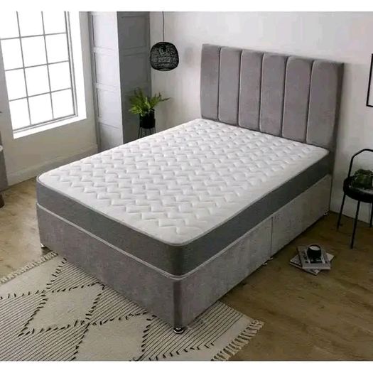New Stylish single ,Double 4ft, 4ft6, King 5ft And 6ft Superking Sizes Divan Beds Instock. Drawers And Optional Tufted Mattresses Available. Free Delivery