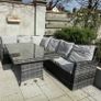Rattan garden furniture corner sofa set Image 2