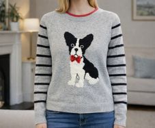 Ladies Jumper - Dog - Size 8