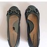Hush Puppies Candid Pump Bit Black Leather Wedge Shoes UK3 EU36 New Boxed  CAN POST Image 4