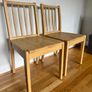 Laura James Pale Oak Dining Chairs (x2) Image 2