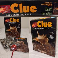 Clue Mystery Jigsaw Puzzle: Death on Safari