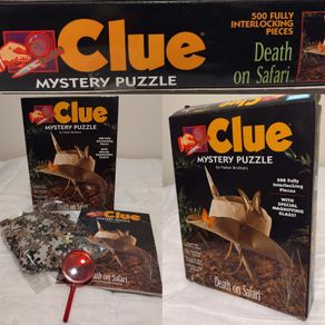 Clue Mystery Jigsaw Puzzle: Death on Safari