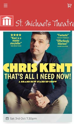 Chris Kent comedy tickets Wexford