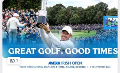 Irish Open Sunday tickets x 3